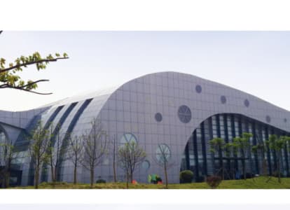 黄石会议中心外景网架工程